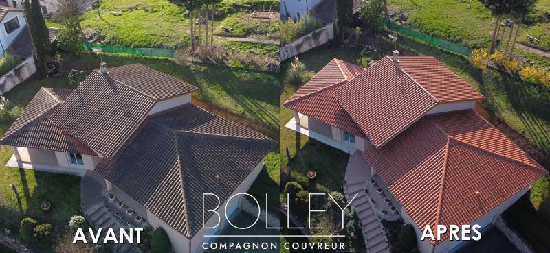 Nettoyage de Toiture à Irigny par une entreprise de couverture expert