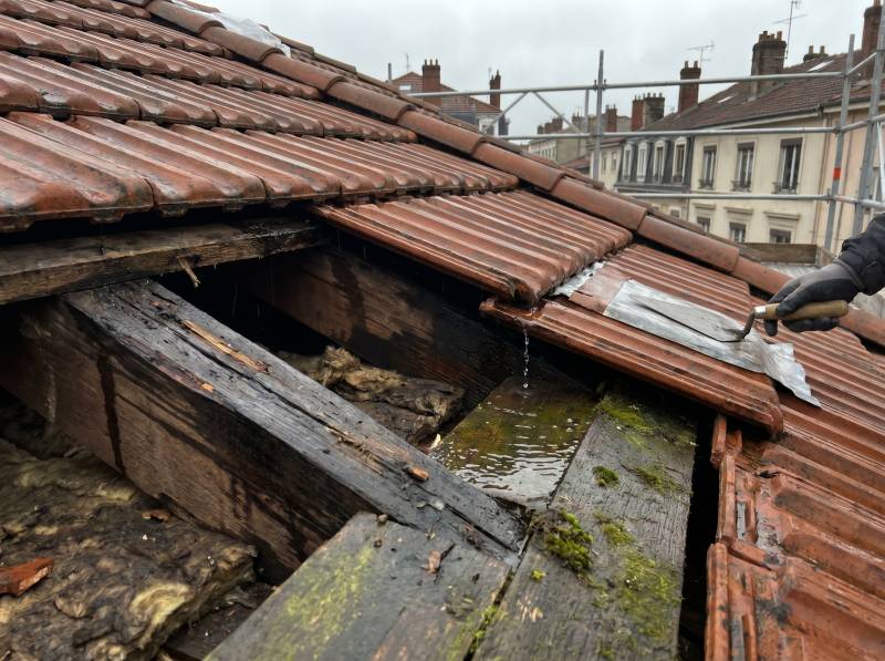 Réparation d'infiltration de toit à Lyon : comment protéger durablement votre toiture ?