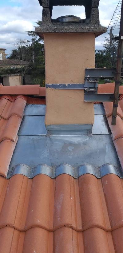 Notre zone d'activité pour ce service Réparation d'un ahébergement de cheminée sur toiture